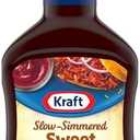 Kraft Sweet Brown Sugar Slow-Simmered Barbecue Sauce, 18 oz Bottle , Set Of 4 BB 8/10/25