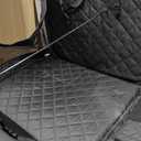 URPOWER Hard Bottom Dog Car Seat for Large Medium Dogs, Dog Back Seat Extender with 3-Sided Hard Boards, Waterproof Pet Backseat Cover Dogs Hammock for Large Cars, Trucks and SUVs, Holds up to 200 lbs