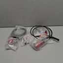 E-Bike Hydraulic Disc Brake Set 4-Pistons/2-Pistons, 2-PIN/3-PIN Pre-Bled with Mineral Oil Brakes KitFront and Rear Set180mm 2.3mm Thick Rotors