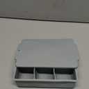 Nax Caki Large Ice Cube Tray with Lid, Stackable Big Silicone Square Ice Cube Mold for Whiskey Cocktails Bourbon Soups Frozen Treats, Easy Release BPA Free