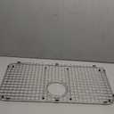 Serene Valley Sink Bottom Grid 25-1/4" X 12-1/2, Rear Drain with Corner Radius 1-1/2", Sink Protector NDG2513R