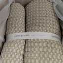 Levtex Home Mills Waffle King/Cal King Quilt Set (106x92in) with 2 Pillow Shams (36x20in) - Wheat - Cotton Waffle King Size Quilt Bedding Set - Lightweight, Soft, Pre-Washed,King Quilt, Wheat 