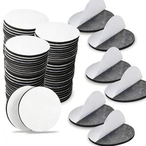 100 PCS Double Sided Tape, Heavy DutyMounting Tape,Round Strips Dots, Adhesvie Tape,Super-Sticky Pad for Wall,Door and More(Black,Diameter 30mm)