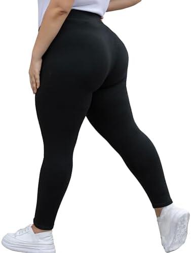 Leggings for Women Plus Size High Waisted Thick, 3XL
