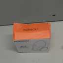 RORSOU R10 Over-Ear Headphones with Microphone, Lightweight Folding Stereo Bass Headset with 1.5M No-Tangle Cord, Portable Wired Headphones for Smartphone Tablet Computer MP3 / 4 (Black)