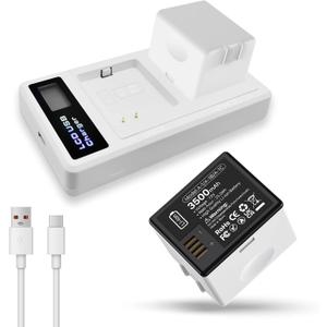 [3500mAh] 2 Packs Battery for Arlo Pro/Arlo Pro 2 with Charger, 2025 New Upgrade Higher Capacity 0 Cycle Battery Replacement for Camera VMA4400 A-1 A-1B A-1C