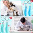 Tondiamo 60 Pcs Happy Vet Tech Gifts Bulk Veterinary Technician Week Silicone Keychain Tech Animal Rescue Gifts Thank You for All That You Do Party Favors for Nurse Doctor Dentist Medical Staff