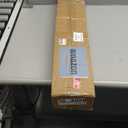 Straight Furniture Table Legs 28 Inch, Round Tapered Metal Furniture Legs Black, Modern Dresser Cabinet Sofa Support Feet Replacement, Set of 4