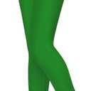 Wildarms Girls Leggings - Shimmer Dance Pants for Festive Wear for Yoga, Workouts,Casual wear (Green)