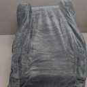 KingPavonini Adjustable Leg Elevation Pillows for After Surgery, Ergonomic Curve Keeps Knee Straight, Memory Foam Leg Pillow Elevation for Blood Circulation, Swelling and Pain Relief (Single Leg)