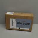 Reindeer Christmas Decor  Standing and Lying Silver Deer Figurines, 17" & 14" Tabletop Statues, Set of 2 Polyresin Ornaments for Winter Home Decoration