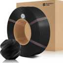 Bamboo PLA Matte Refill Filament 1.75mm 1 KG (2.2lbs) with RFID for Bambu Lab A1/X1/P1 Series 3D Printers,Easy to Print, 3D Printing Filament,No Spool, +/- 0.03mm (Charcoal Black 11101)