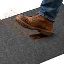 Large Rubber Door Mat 4x6 FT, Heavy Duty Non Slip Entrance Mat, Dark Gray