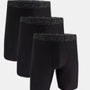 Under Armour Men's Multi-Pack Performance Tech Long-Leg Boxer Brief, 9" Inseam, All-Day Comfort