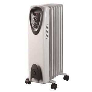H E Industrial Ltd 3-Settings Heat Electric Oil Filled Portable Heater 1500W