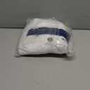 Wrap Around Dust Ruffle Bed Skirt - White - for Queen Size Beds with 15 Inch Drop - Easy Fit Elastic Strap - Adjustable Pleated Bedskirt w/Brushed Fabric - Wrinkle Free - for Women, Men, Kids & Teens