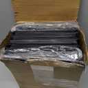 Gueevin 100 Pcs Plastic Folder with Pockets, Two Pocket Folders, Fit Letter Size Paper, Heavy Duty Durable File Folders with Business Card for Home Office School, Holds 100 Sheets (Blue)