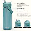 CamelBak Thrive Flip Straw Tritan Water Bottle Cove, 25oz