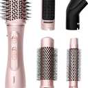 Nimmu Blow Dryer Brush Set, 5-in-1 Hot Air Brush Set, All-in-One Hair Styler for Salon Blowouts, Smoothing, Curling & Volumizing and Straightening, Less Frizz & Heat Damage, Pink