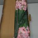 24 Peach Bundles Artificial Flowers for Outdoors/Indoors Fake Flowers Plants for Indoor Outside Garden Porch Window Box Home Wedding Farmhouse