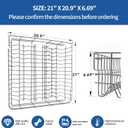 WPW10350382 W10350382 Dishwasher Upper Dishrack Replacement Compatible With Whirlpool Kenmore KitchenAid Ikea Amana Inglis Maytag Upper Dishrack Assembly Part Numbers W10082824 W10199801 W10321578