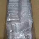 TOFLEN 50 Pack 5 oz Plastic Dessert Cups with Lids for Party, Mini Dessert Cups with Spoons Dessert Shooter Cups for Yogurt Parfait, Appetizer, Pudding, Fruit and Ice Cream