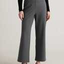 Women's Knit Wide Leg Pants, Cable Pattern, Elastic Waist, , Grey One Size