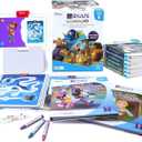 BYJUS Learning Kit: Disney, Pre-K Premium Edition (App + 9 Workbooks) - Preschool, Ages 3-5, Featuring Disney & Pixar Characters- Learn Numbers, Letters, Shapes & Colors- Osmo Fire base included