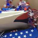 11 Pcs 4th of July Golf Cart Decorations Kit, Patriotic Parade Set with Hat Glasses Beard, Seat Covers, Flags & Bunting, Red White Blue for 250th Anniversary Memorial Day Party Favors, X-Large