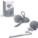 Cheerble 2 in 1 Interactive Cat Toys for Indoor Cats - Wicked Ball Duo2 Automatic Cat Toy, Dual Interchangeable Shells, Electric Cat Toy Ball with Chirping Sounds,Rechargeable Moving Kitten Toys, Blue