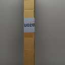 no Drill Cordless Roman Shades for Windows, 32" W  64" H - 100% Blackout - Linen - Mist White