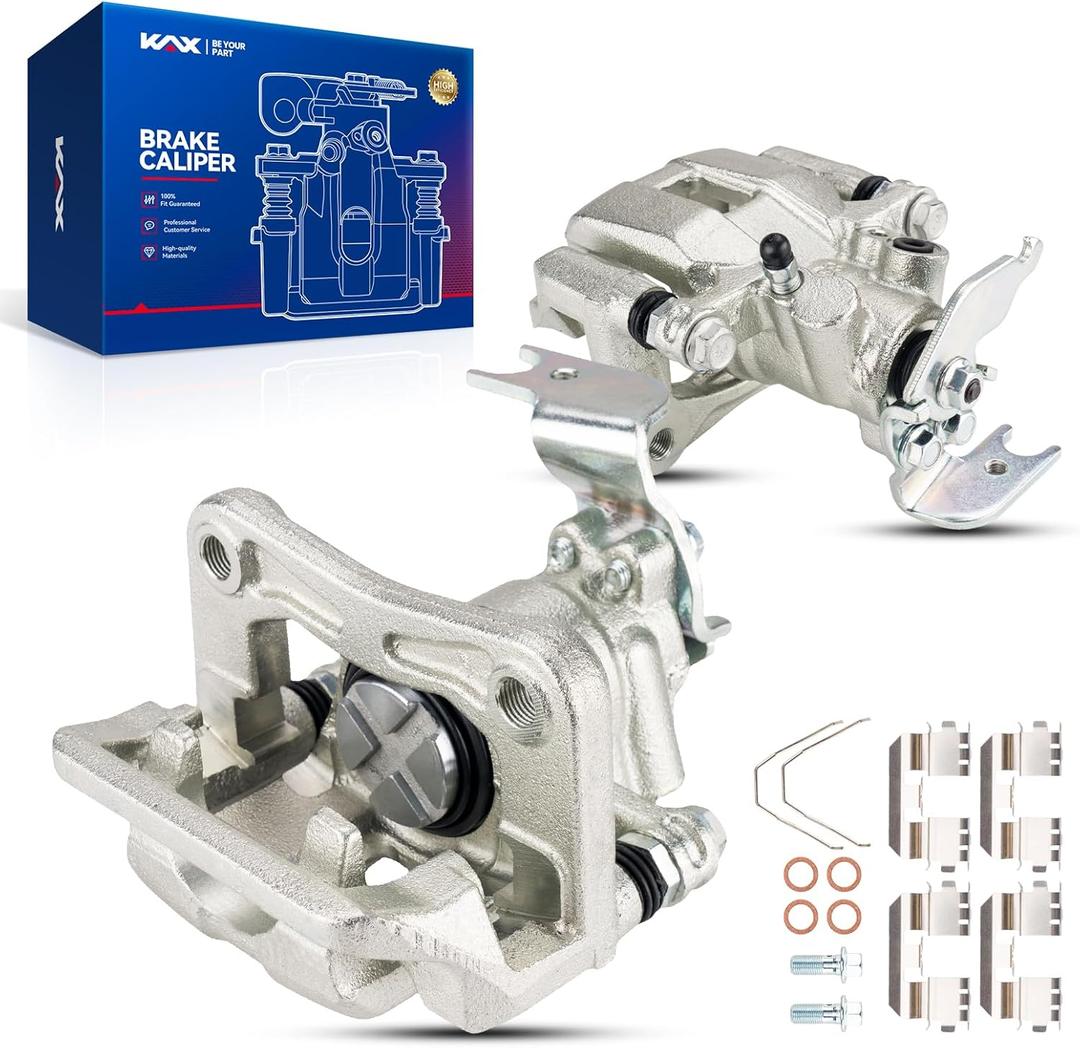 KAX Disc Brake Caliper Assembly Fit for 2013 2014 2015 2016 2017 Honda Accord, Rear Left and Right, Driver and Passenger Side 2PC (19B7097+19B7096)