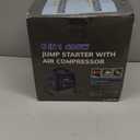 2400A Car Battery Jump Starter and Portable Power Station  Starts 8.0L Gas & 8.0L Diesel  6-in-1 Jump Starter with Air Compressor 100 PSI Tire Inflator  400 Watt Inverter AC/DC/USB Outlets