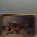 Gold Framed Wall Art Vintage Harvest Apples Still Life Canvas Art Farmhouse Fruits Picture Wall Decor Antique Prints Rustic Paintings Country Artwork for Bedroom Bathroom Living Room 16x24 Inch