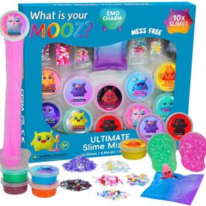 3 x Mini Slime Party Favors for Kids -25 Blind Bag –Cloud/Butter/Crunchy/Galaxy Slime with Fake Tattoos, Sensory Toys for Girls & Boys, Xmas Gifts, Goodie Bag Stuffers, Birthday Party, Classroom Prizes