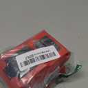 220W Azocek Power Inverter Compatible with Milwaukee 18V Battery, DC 18V to AC 110V Portable Power Station with 1 AC Outlet, 2 USB Ports & 1 Type-C Fast Charging, 400LM LED Work Light (Red)