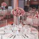 BLOSMON Artificial Flower Balls Wedding Centerpieces 10pcs 15.7" Large Dusty Pink Fake Flowers Rose Hydrangea Ball Arrangement Center Pieces for Table Silk Floral Bouquet for Wedding Party Home Decor,Diam 15.7" - 10 Pcs, Dusty Rose