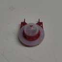 PlumbCraft Water Saving Universal Fit Toilet Flapper Replacement for 3-Inch Flush Valve Opening, Fits most toilets (Red)