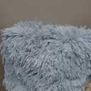 Bedsure GentleSoft Fuzzy Sherpa Faux Fur Blue Twin Blanket Cozy Gifts for Women Men, Soft Fleece Plush Warm Minky Thick Blanket Twin Size for Bed, Couch, Room Decor Dorm Essentials Blue Gifts, 60x80