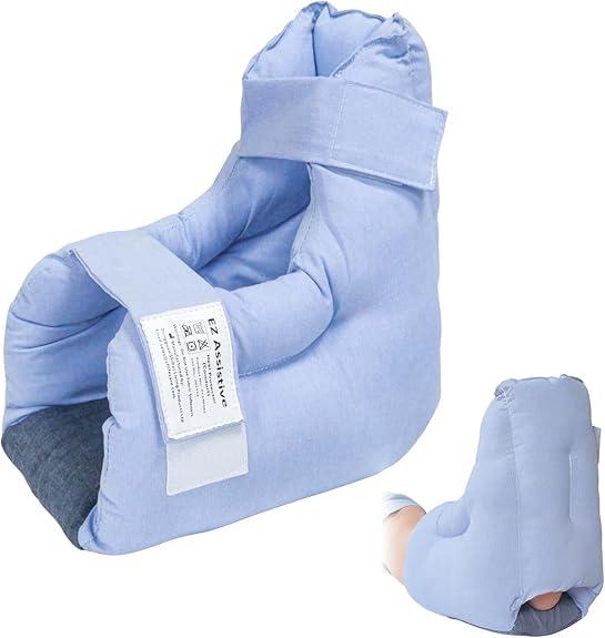 Heel Protectors Remove Pressure and Bedsores for Healing Therapy of Heel Pressure and Deep Tissue Injury, Heel, Blue 3-one Count (1pc)