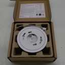 Kidde Smoke Detector, AA Battery Powered, LED Warning Light Indicators, 1 Pack, White, 30CUAR