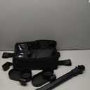 Stroller Snack Tray Compatible with Wonderfold W4, Wagon Parent Console Accessories with Insulated Cup Holders Snack Tray for Kids (Black)