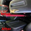 Leather Center Console Armrest Cover Skin Black Compatible with Chevy Silverado Avalanche Tahoe Compatible with GMC Sierra 2007 2008 2009 2010 2011 2012 2013 2014