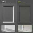 Stretchable Light Blocking Strips for Window Shades and Blinds(White, 26", 2PCS)