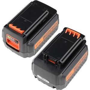 LBX2040 40V Lithium Battery: Replacement for Black and Decker 40 Volt MAX LBXR2036 LBXR36 LBX1540 LBX2540 Compatible with 36V Charger 2 Pack