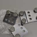 4Pcs 4 Wheel Trolley Assembly Rollers Four Bearing Trolley Assembly for 1-5/8" Wide and All 1-5/8" or Taller Strut Channel