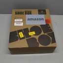 SEE SPRING 12 Pack Shoe Storage Box, Clear Plastic Stackable Shoe Organizer for Closet, Space Saving Foldable Shoe Rack Sneaker Container Bin Holder (Large Fit Size 9)