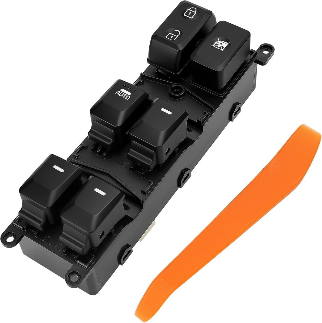 93570-1W155 Front Left Driver Side Power Window Door Lock Switch for 2012-2015 KIA Rio Replaces# 935701W155 R9ITI 641-10755