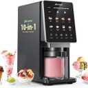 Alcarin Ice Cream Maker with 1 Pint (Not Freezer), Frozen Treat Machine | Homemade Ice Cream Machine, Gelato, Slushie, Yogurt, Sorbet, 10 Pre-set Programs, Respin & Minx-in Function