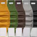 5 Pack Dog Diapers Male Reusable Belly Bands Washable for Small Male Dogs, High Absorbency for Puppy & Doggy, Size S (Dark color)